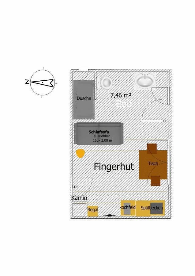 Ferienhof Ziegler - Studio Fingerhut Baiersbronn Ngoại thất bức ảnh